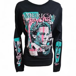 Cavity Colors Special Edition American Psycho Graphic Long-Sleeved Tee